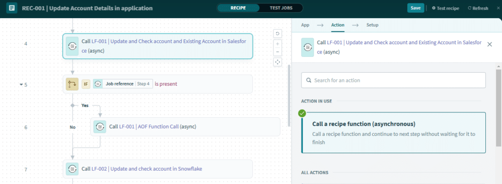 Asynchronous function call in Workato