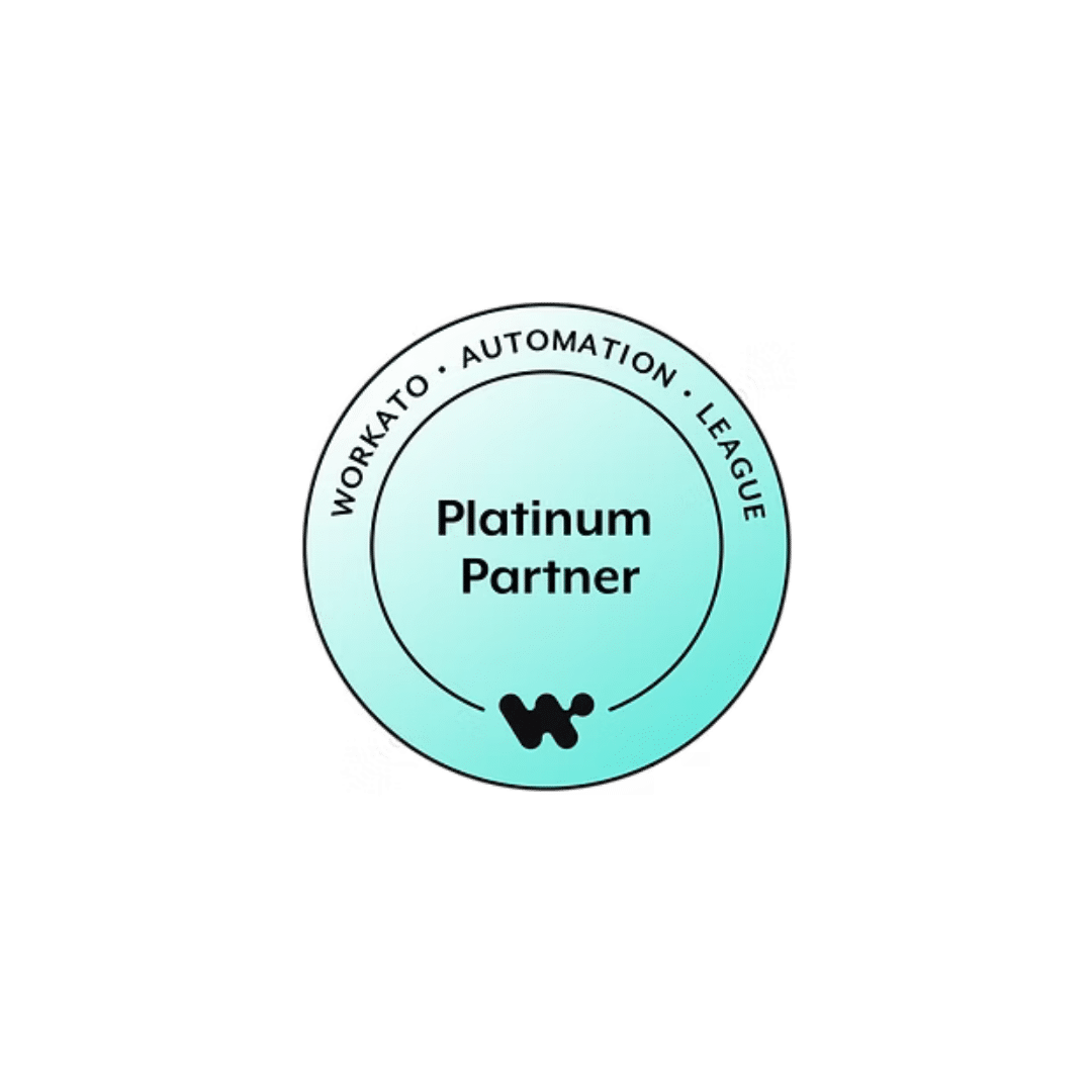 Workato Platinum Partner Award