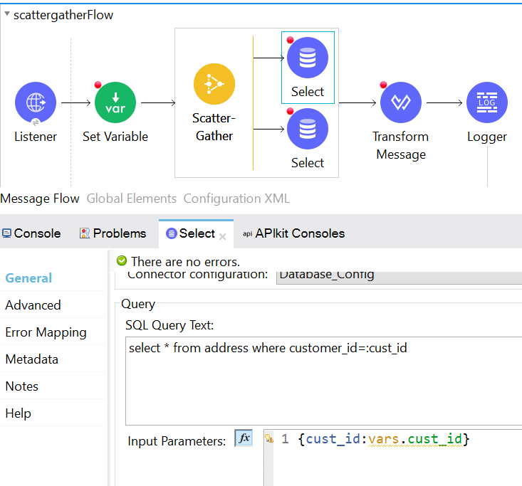 MuleSoft Scatter-Gather Flow